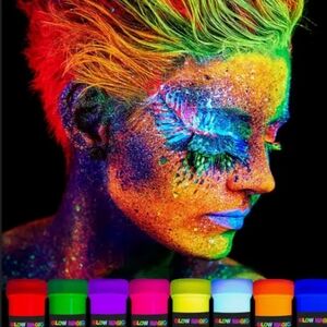 Glow Magic UV Body Paint Box of 8 20ml containers